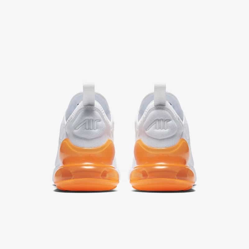 Air max 270 black white total orange online